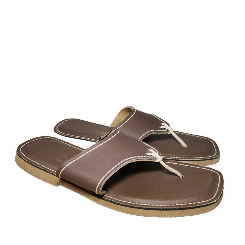 Official Key West KINOs Mens Brown Slide Sandals Size 12